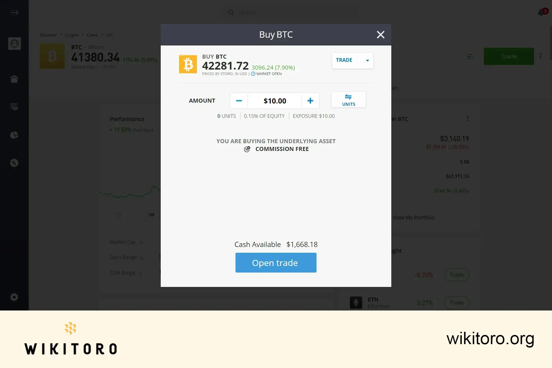 Köpa Bitcoin på eToro
